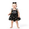 Baby Girl New Year Romper Black 0-12 Months-1