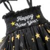 Baby Girl New Year Romper Black 0-12 Months-4