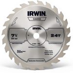 IRWIN Classic 7-1/4" 24T Steel Corded Circular Saw Blade (15130)-0
