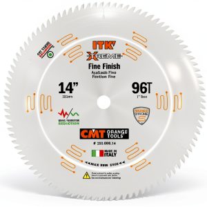 Miter Saw Blade CMT ORANGE TOOLS 14in 96T Carbide Tri-Metal 253.096.14-0